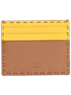 Fendi Men's Leather Card Holder Brown, view 2