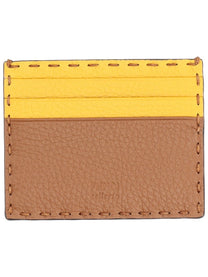 Fendi Men's Portacarte in Pelle Brown