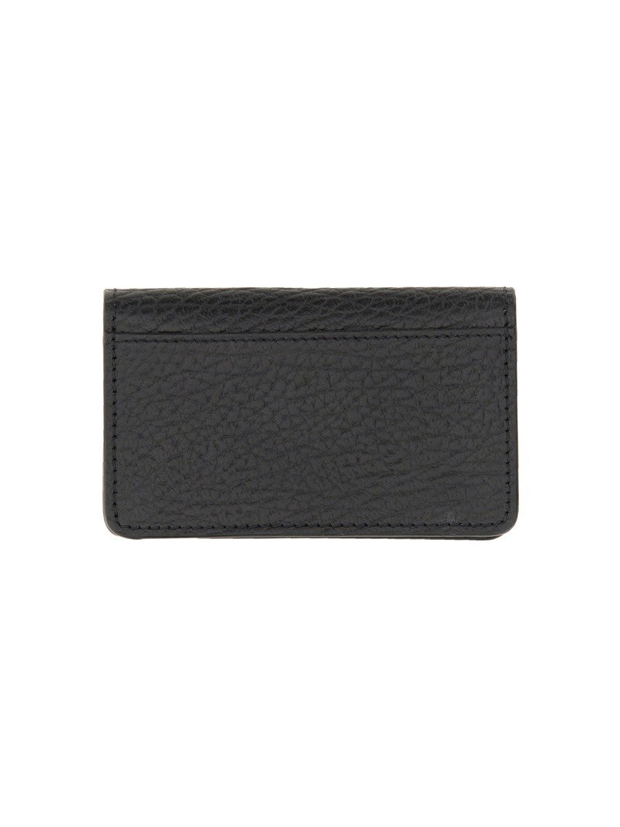Maison Margiela Unisex Portacarte Four Stitches Black