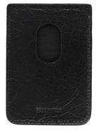 Balenciaga Men's Printed Magnetico Card Holder Black, view 2