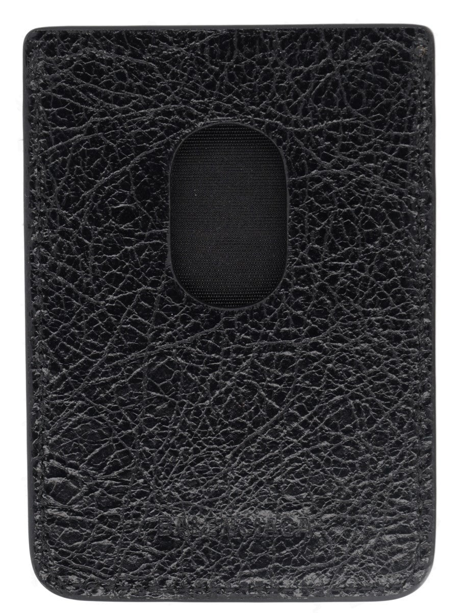 Balenciaga Men's Magnetico LE City Card Holder Black