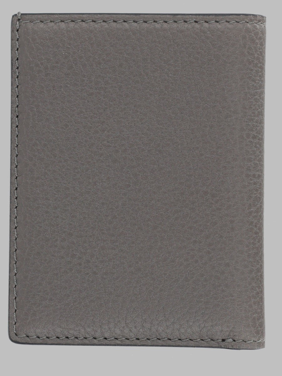 Tom Ford Men's Portacarte Pieghevole in Pelle Fiore Grey