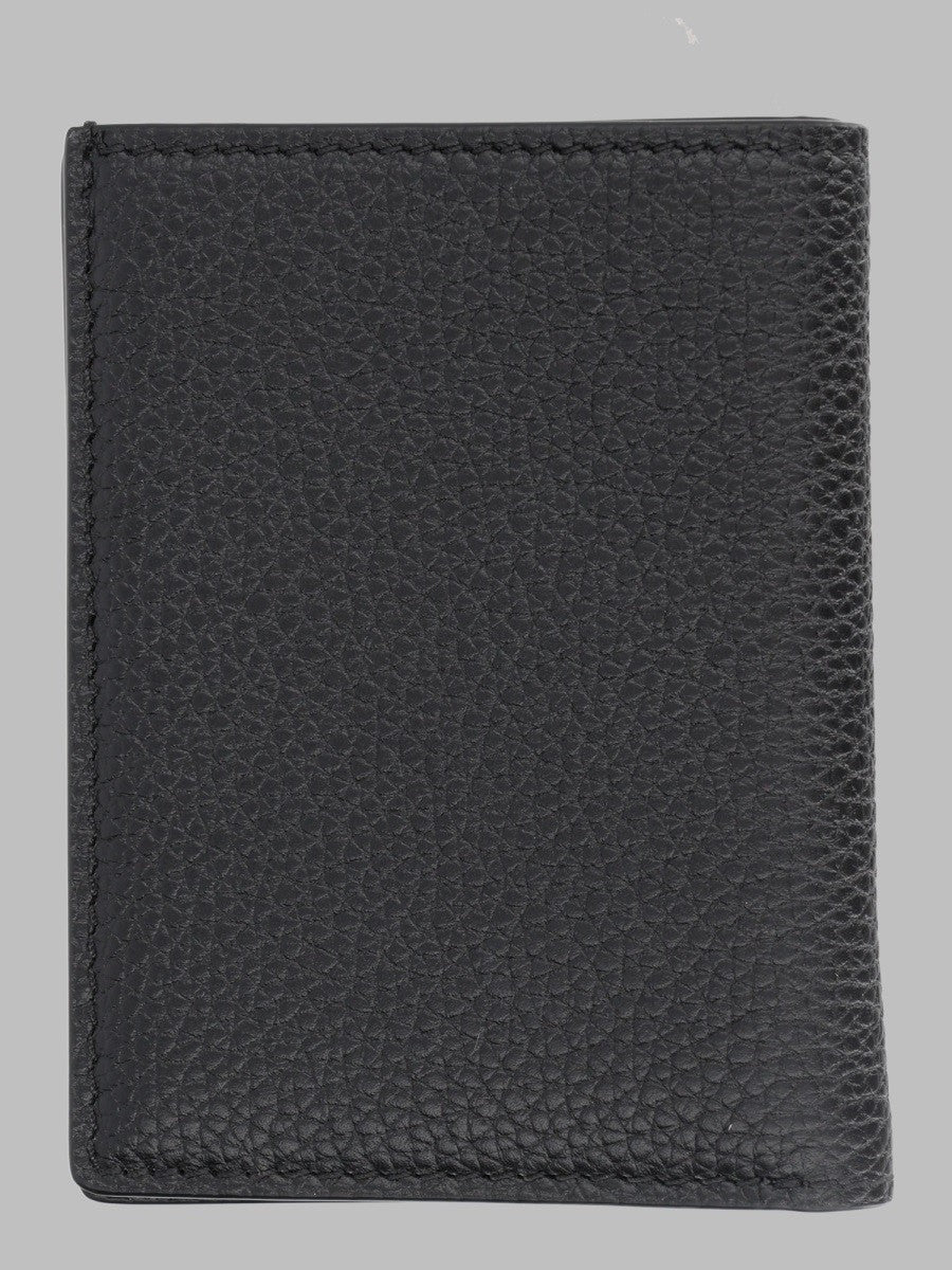 Tom Ford Men's Portacarte Pieghevole in Pelle Fiore Black