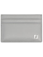 Fendi Men's Squared Card Holder Grey