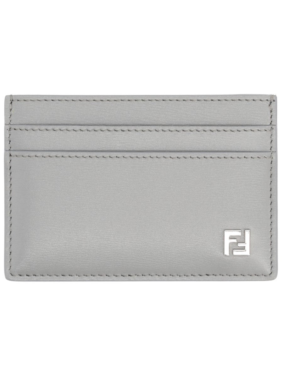 Fendi Men's Portacarte Squared Grey