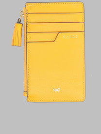 Anya Hindmarch Women's Portacarte Sushi NO KO Con Zip Yellow