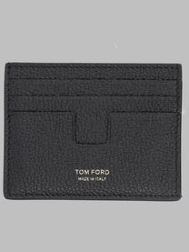 Tom Ford Men's Portacarte Line in Pelle Black