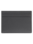 Saint Laurent Men's Tiny Cassandre Card Holder Black