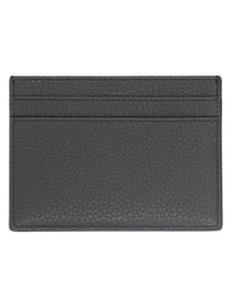 Saint Laurent Men's Tiny Cassandre Card Holder Black
