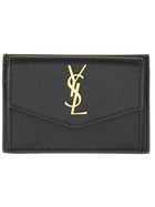 Saint Laurent Women's Uptown Card Holder Black