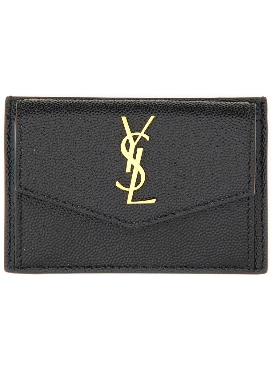Saint Laurent Women's Uptown Card Holder Black