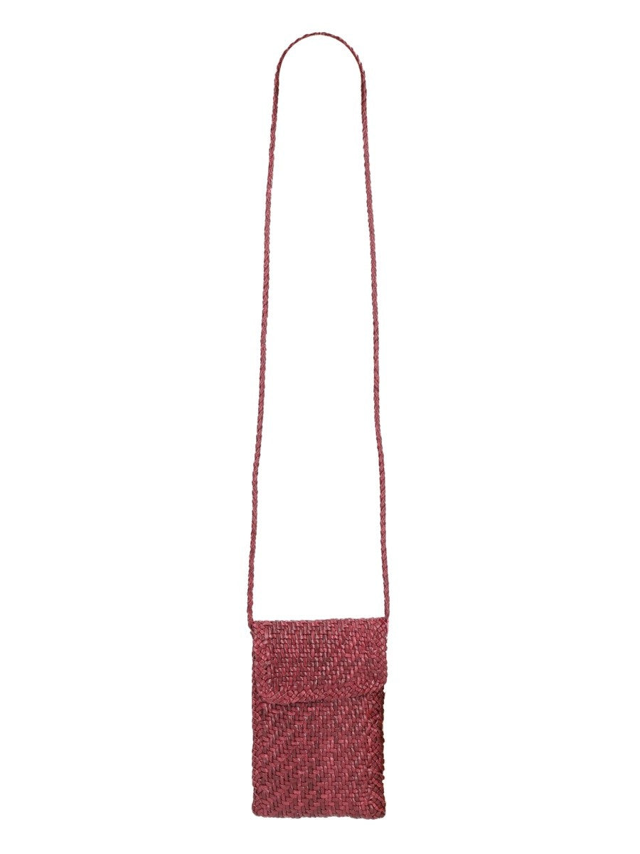 Dragon Diffusion Women's Leather Portacellulare Red