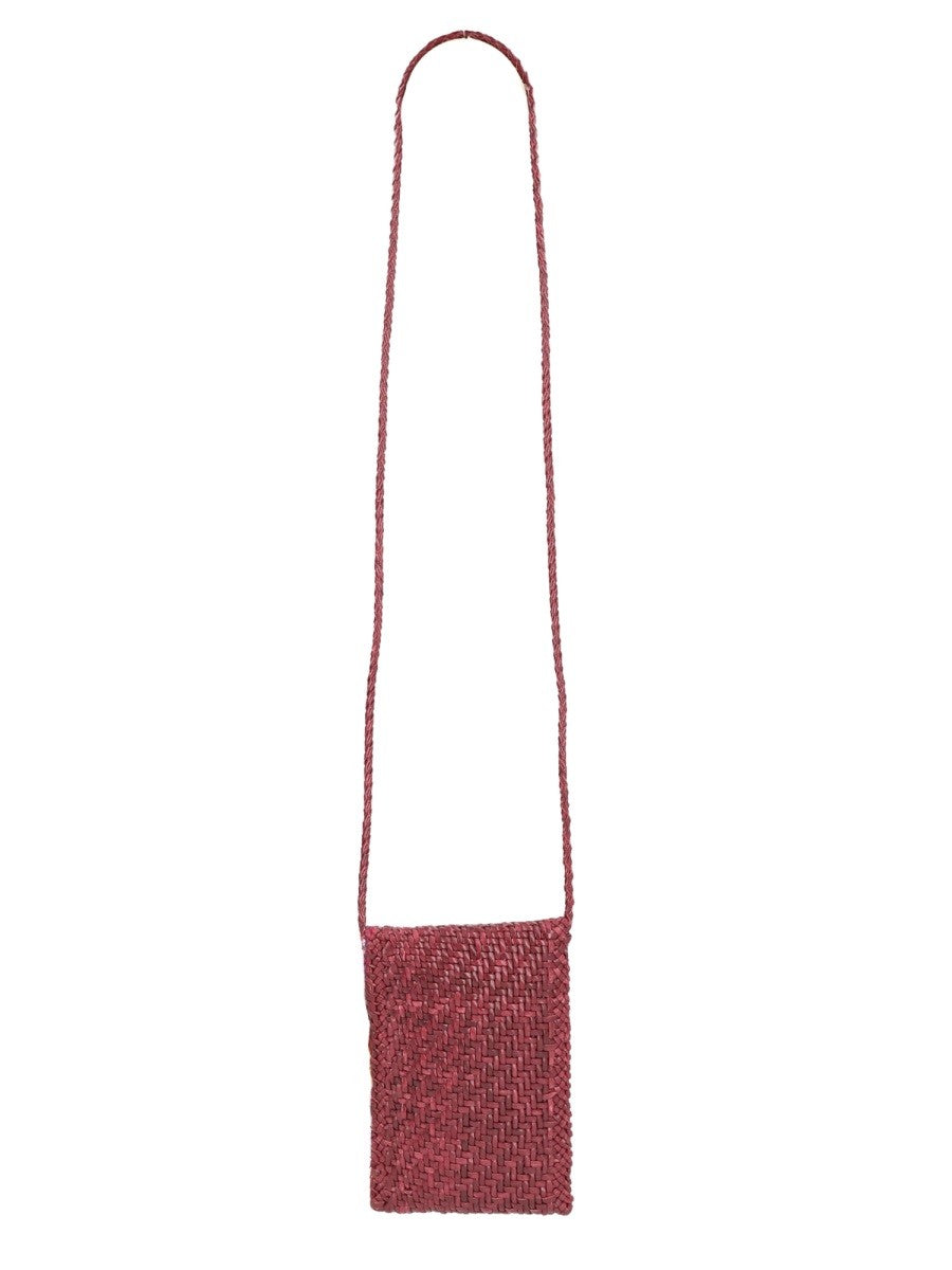 Dragon Diffusion Women's Leather Portacellulare Red