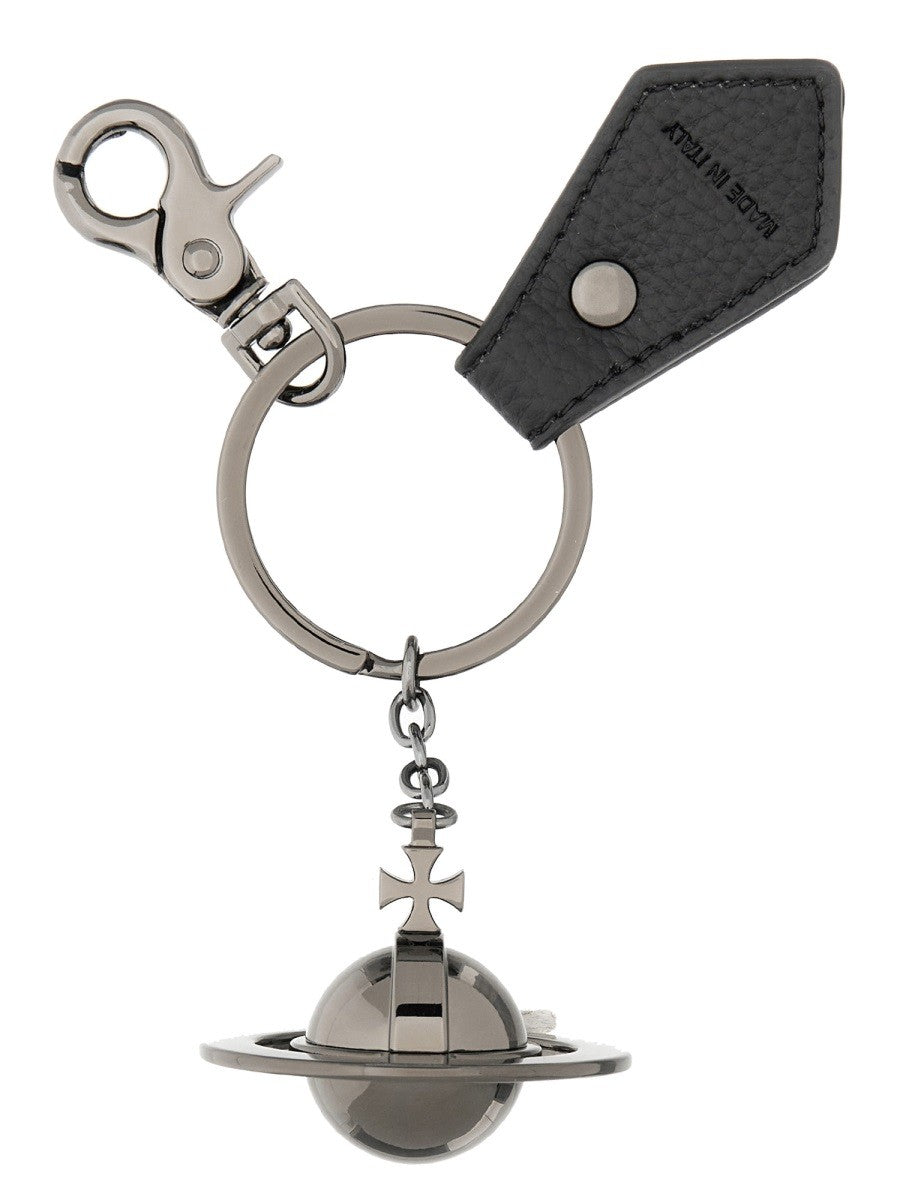 Vivienne Westwood Women's Portachiave 3D Orb Black Vivienne Westwood