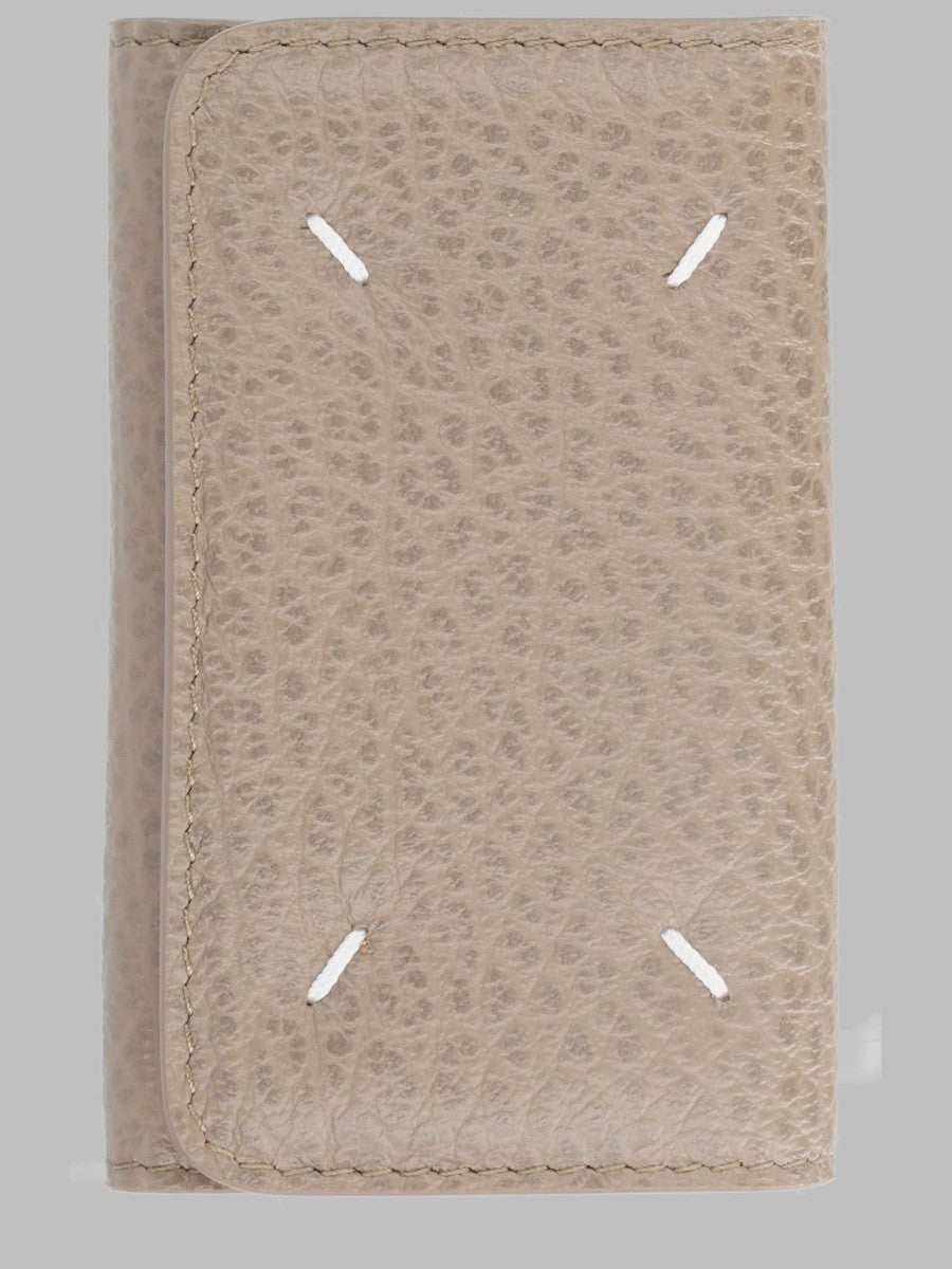 Maison Margiela Unisex Portachiave Four Stitches Beige