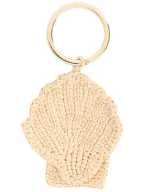 Manebi Women's Portachiavi in Rafia Beige