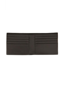 Bottega Veneta Men's Bi Fold Wallet with Motif Woven Brown, view 3