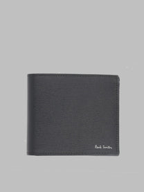 Paul Smith Men's Portafoglio BI Fold in Pelle Black