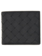 Bottega Veneta Men's Leather BI Fold Wallet Black