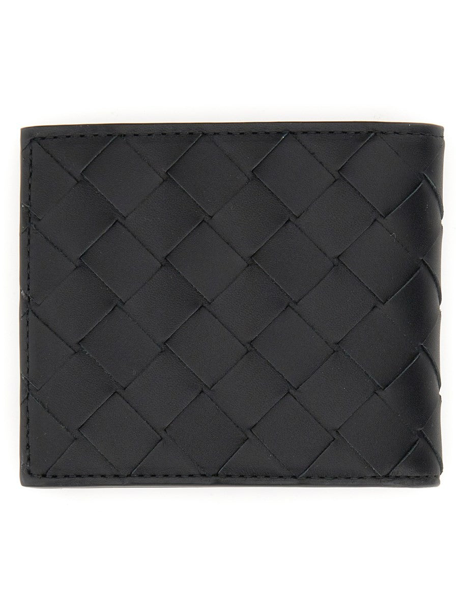 Bottega Veneta Men's Leather BI Fold Wallet Black, view 2