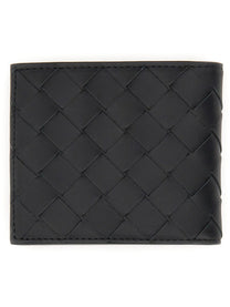 Bottega Veneta Men's Leather BI Fold Wallet Black, view 2