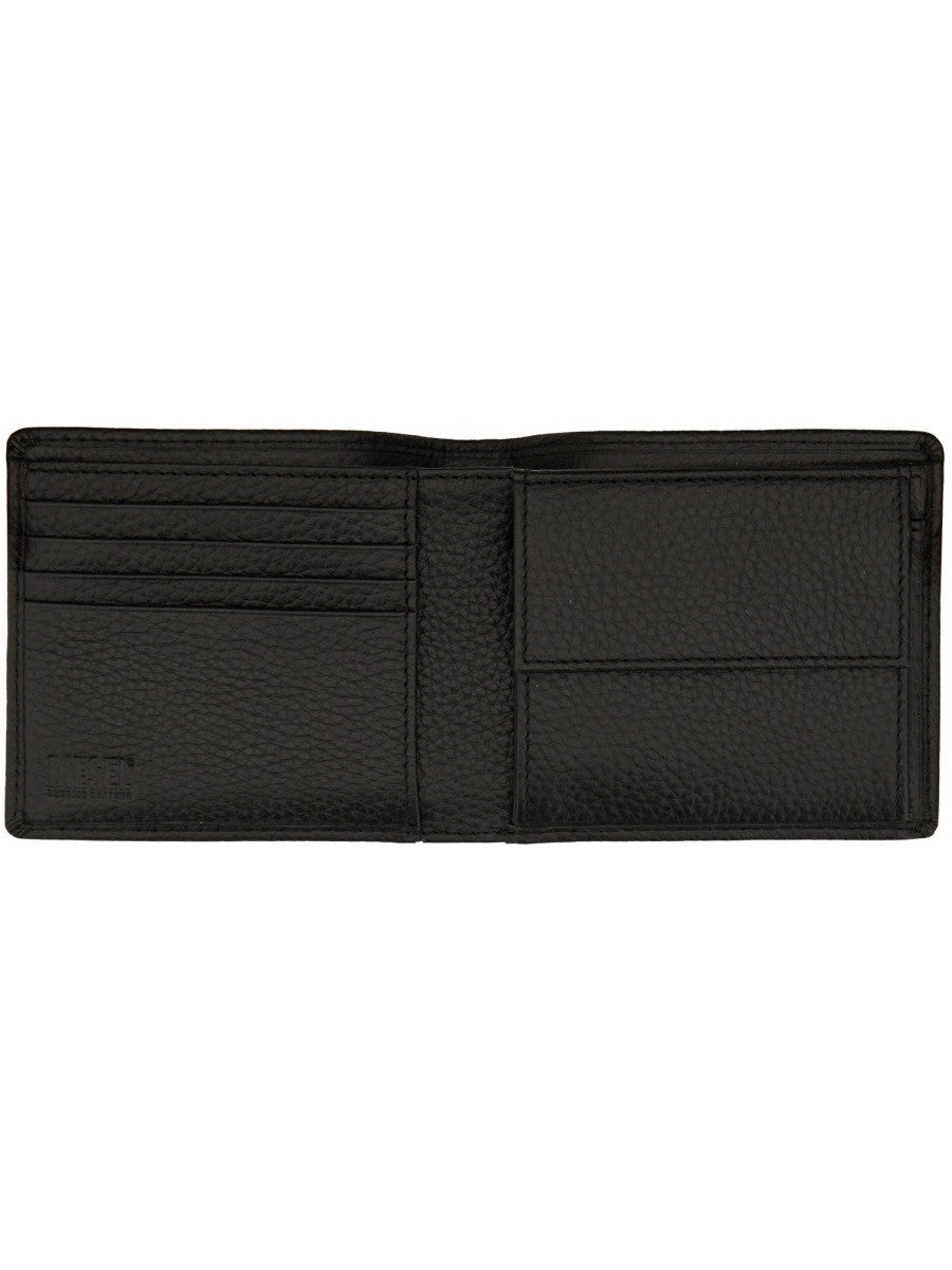 Diesel Men's Portafoglio Bifold Con Black