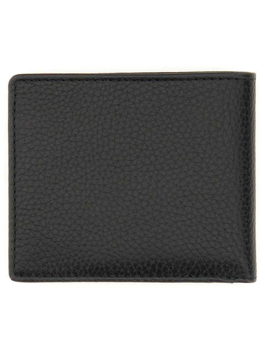 Diesel Men's Portafoglio Bifold Con Black