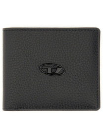 Diesel Men's Portafoglio Bifold Con Black