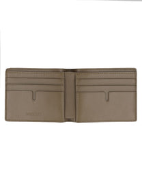 Burberry Men's Bifold Wallet with Print Check Beige, view 3