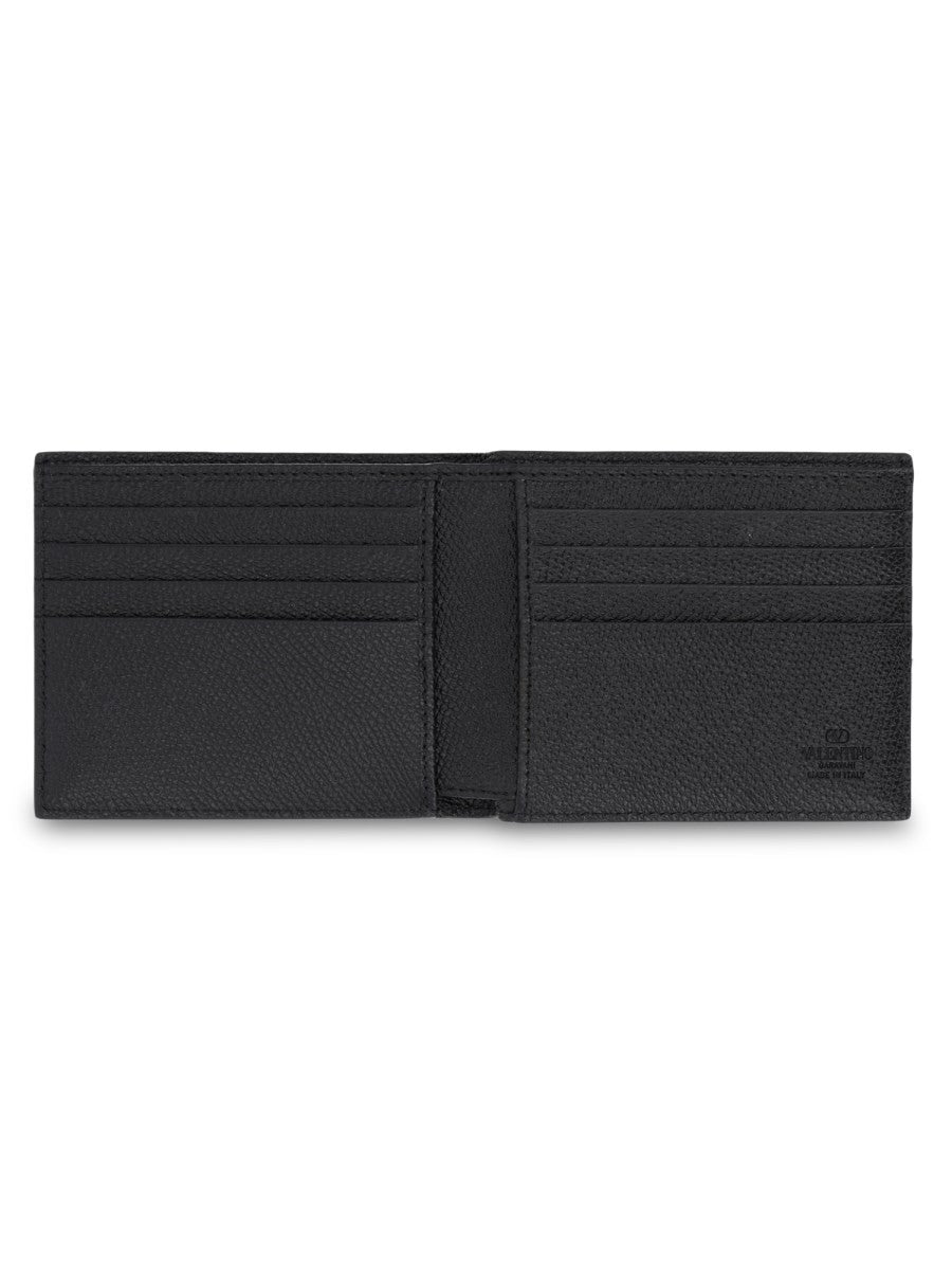 Valentino Men's Portafoglio Bifold Vlogo Signature Black