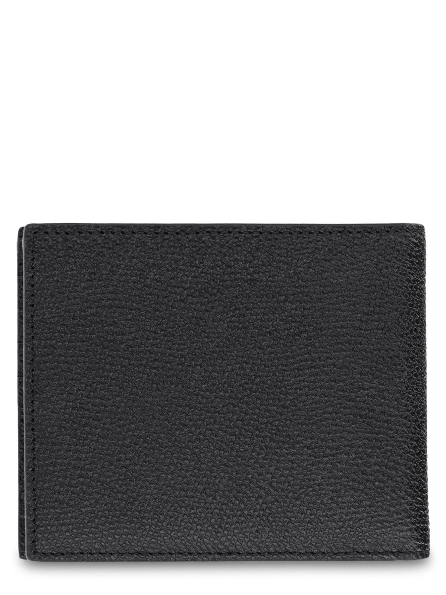 Valentino Men's Portafoglio Bifold Vlogo Signature Black