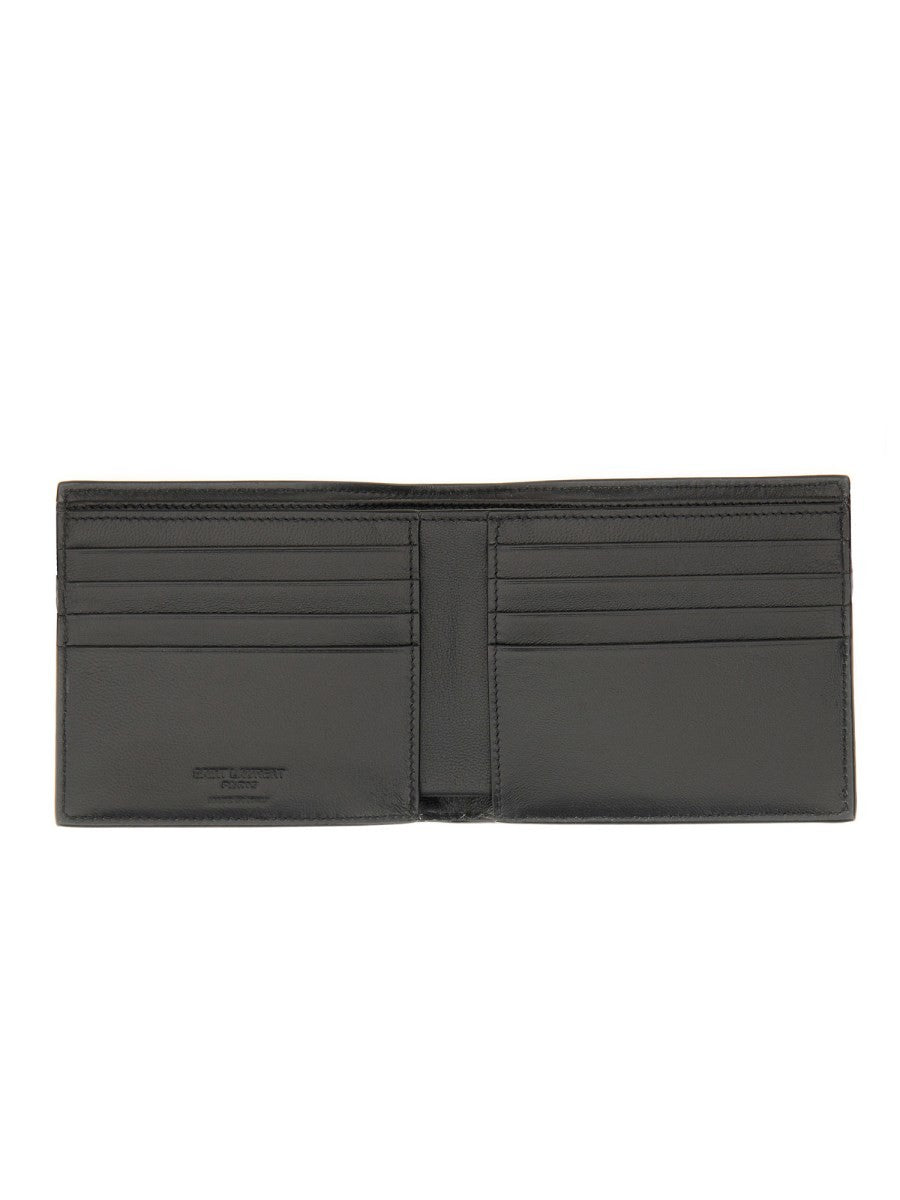 Saint Laurent Men's Portafoglio Bifold Black