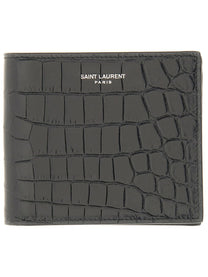 Saint Laurent Men's Portafoglio Bifold Black