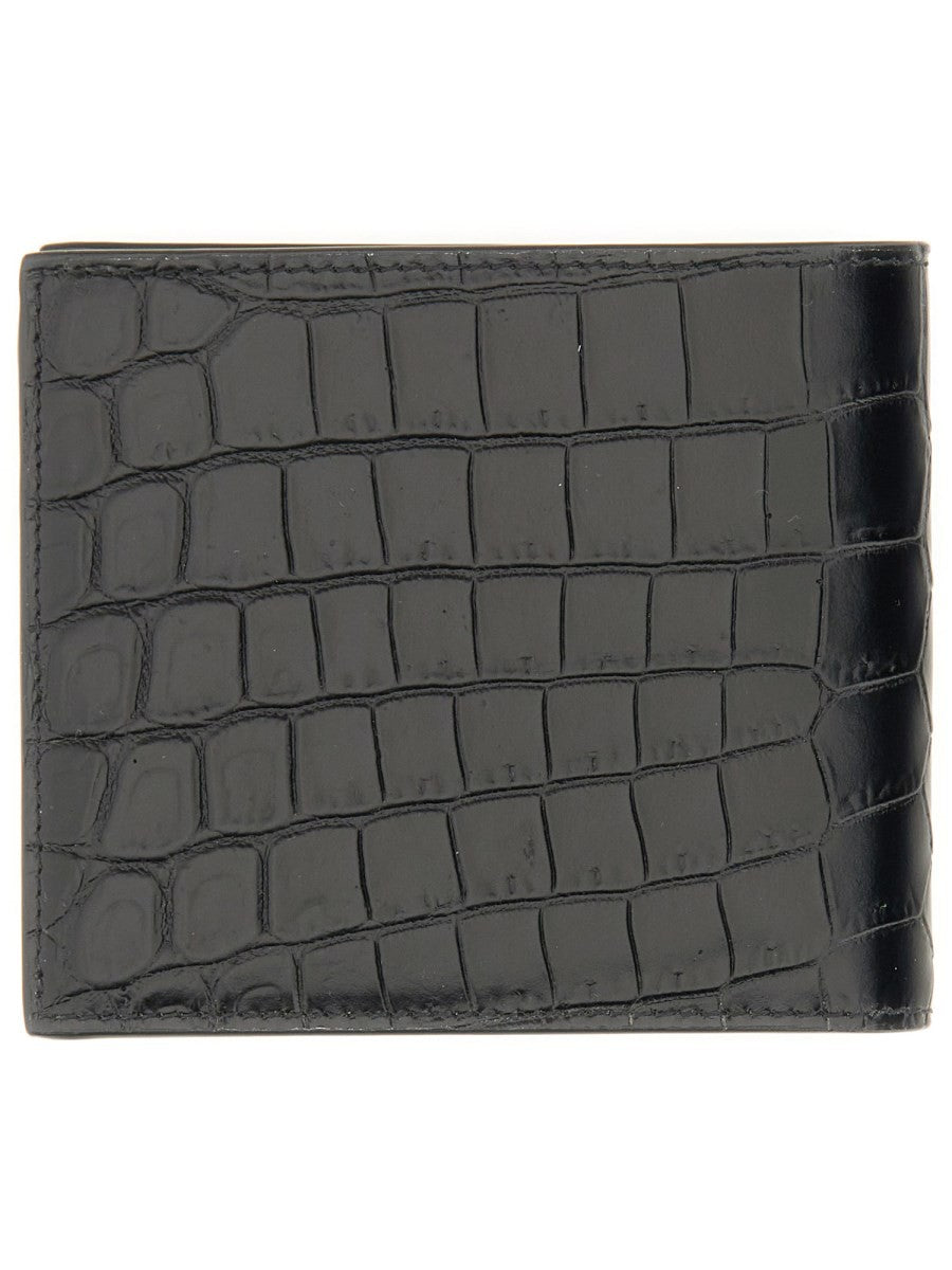 Saint Laurent Men's Portafoglio Bifold Black