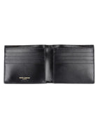Saint Laurent Men's Cassandre Small Wallet Black, view 3