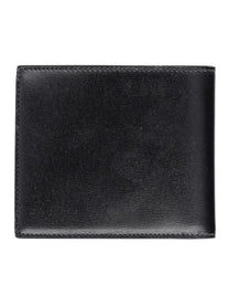 Saint Laurent Men's Cassandre Small Wallet Black, view 2