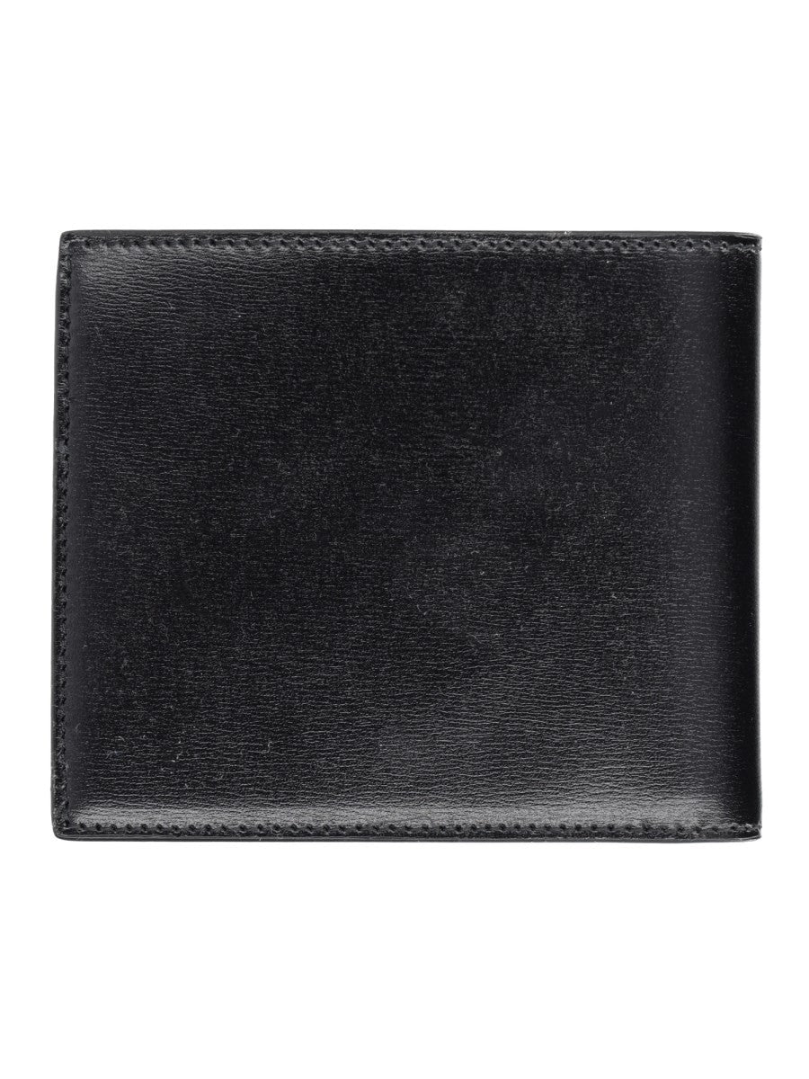 Saint Laurent Men's Cassandre Small Wallet Black, view 2