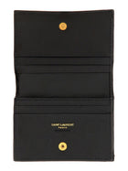Saint Laurent Women's Cassandre Wallet Black, view 3