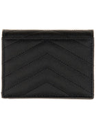 Saint Laurent Women's Cassandre Wallet Black, view 2