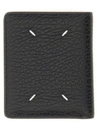 Maison Margiela Unisex Bifold Compatto Four Stitches Wallet Black, view 2