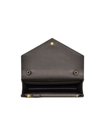Saint Laurent Women's Portafoglio Con Catena Envelope Cassandre Black