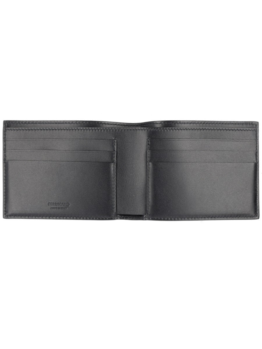 Ferragamo Men's Portafoglio Con Black