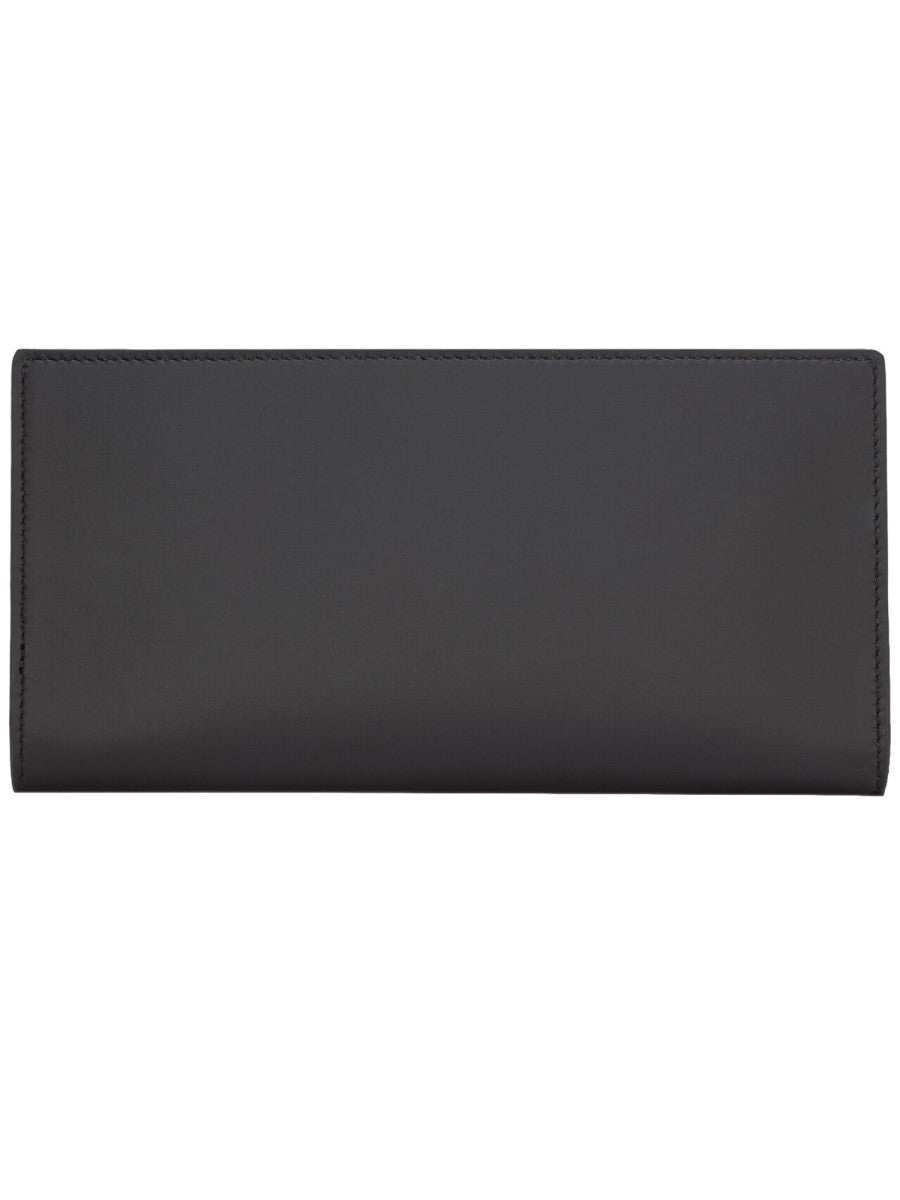 Saint Laurent Men's Portafoglio Con Zip Black