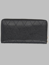 Tory Burch Women's Portafoglio Continental Trapuntato Charlie Black