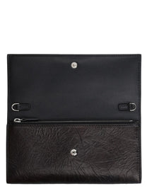 Fendi Women's Continental Tube Wallet with Chain Black, view 4