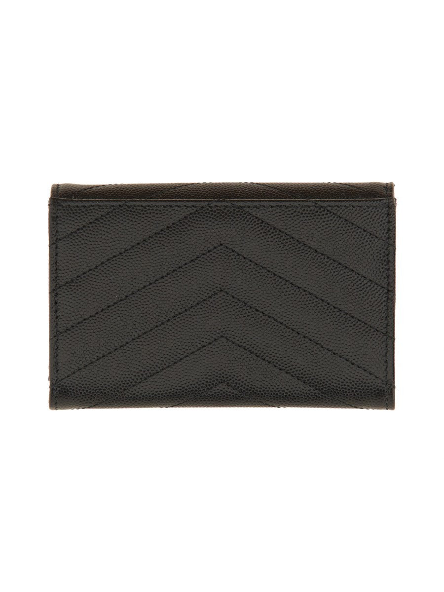 Saint Laurent Women's Portafoglio Envelope Cassandre Small Black