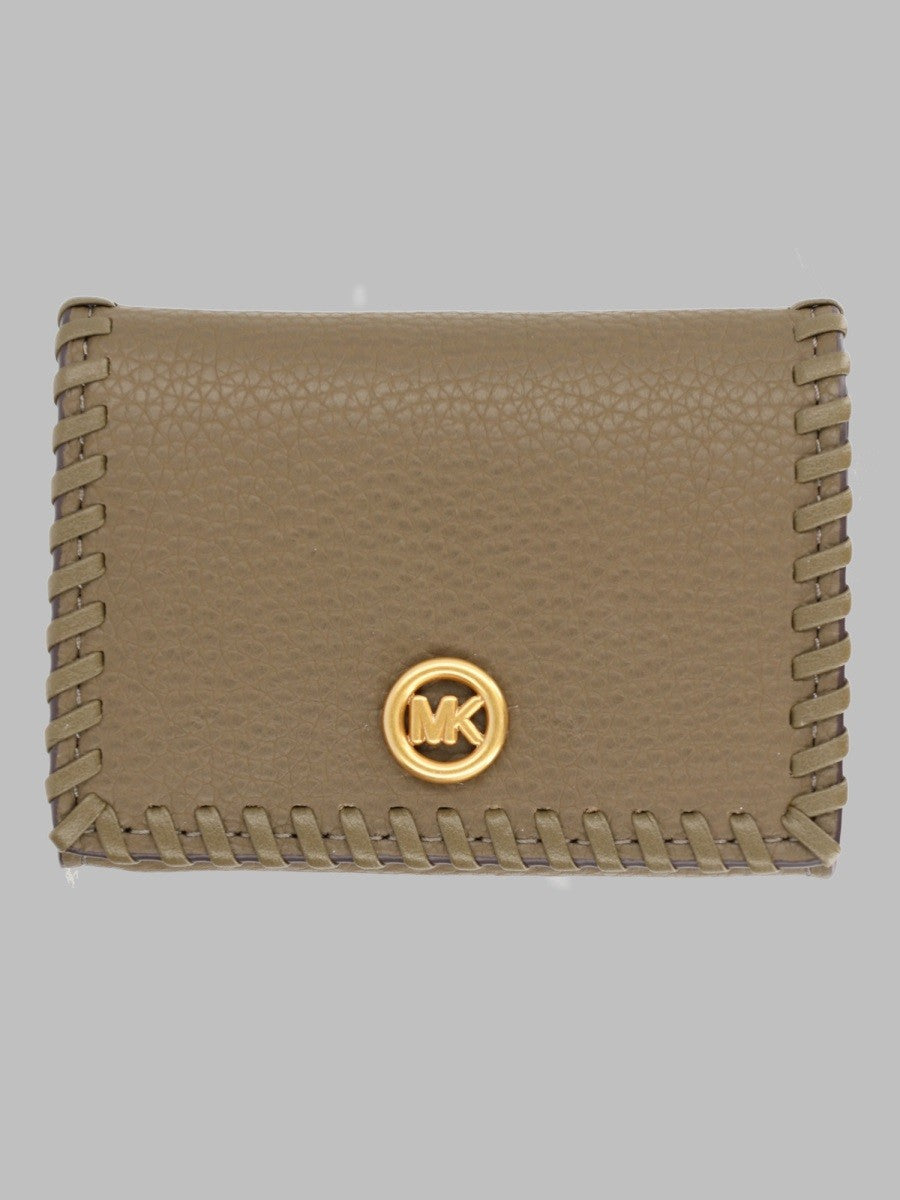 Michael Kors Women's Portafoglio in Pelle Con Brown