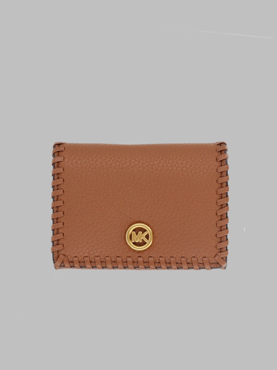 Michael Kors Women's Portafoglio in Pelle Con Beige
