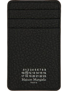 Maison Margiela Unisex Verticale Four Stitches Card Holder Black, view 2