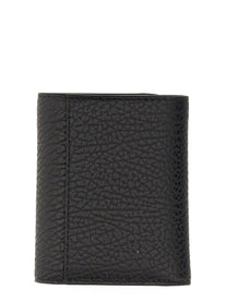 Maison Margiela Unisex Portafoglio Trifold Four Stitches Black